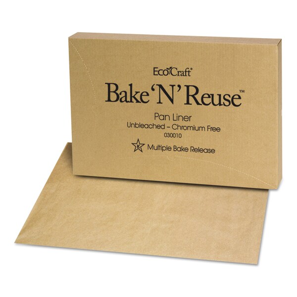 Bagcraft EcoCraft Bake 'N' Reuse Pan Liner, 16 3/8 x 24 3/8, PK1000 P030010 - main